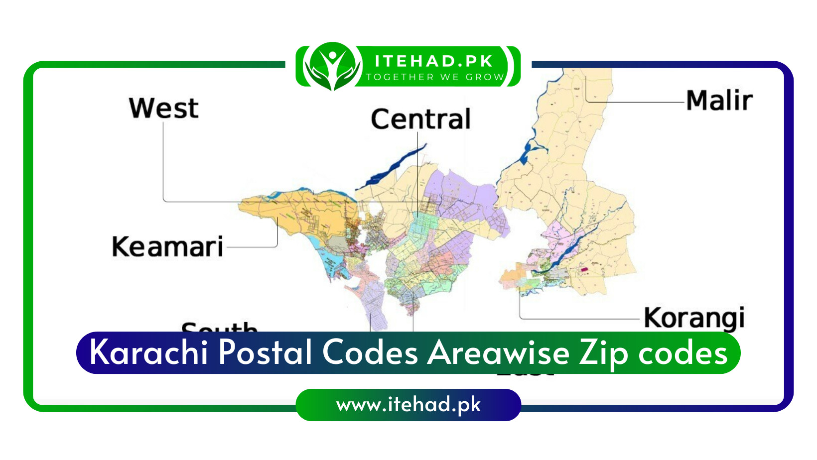 area wise postal codes of karachi zip codes