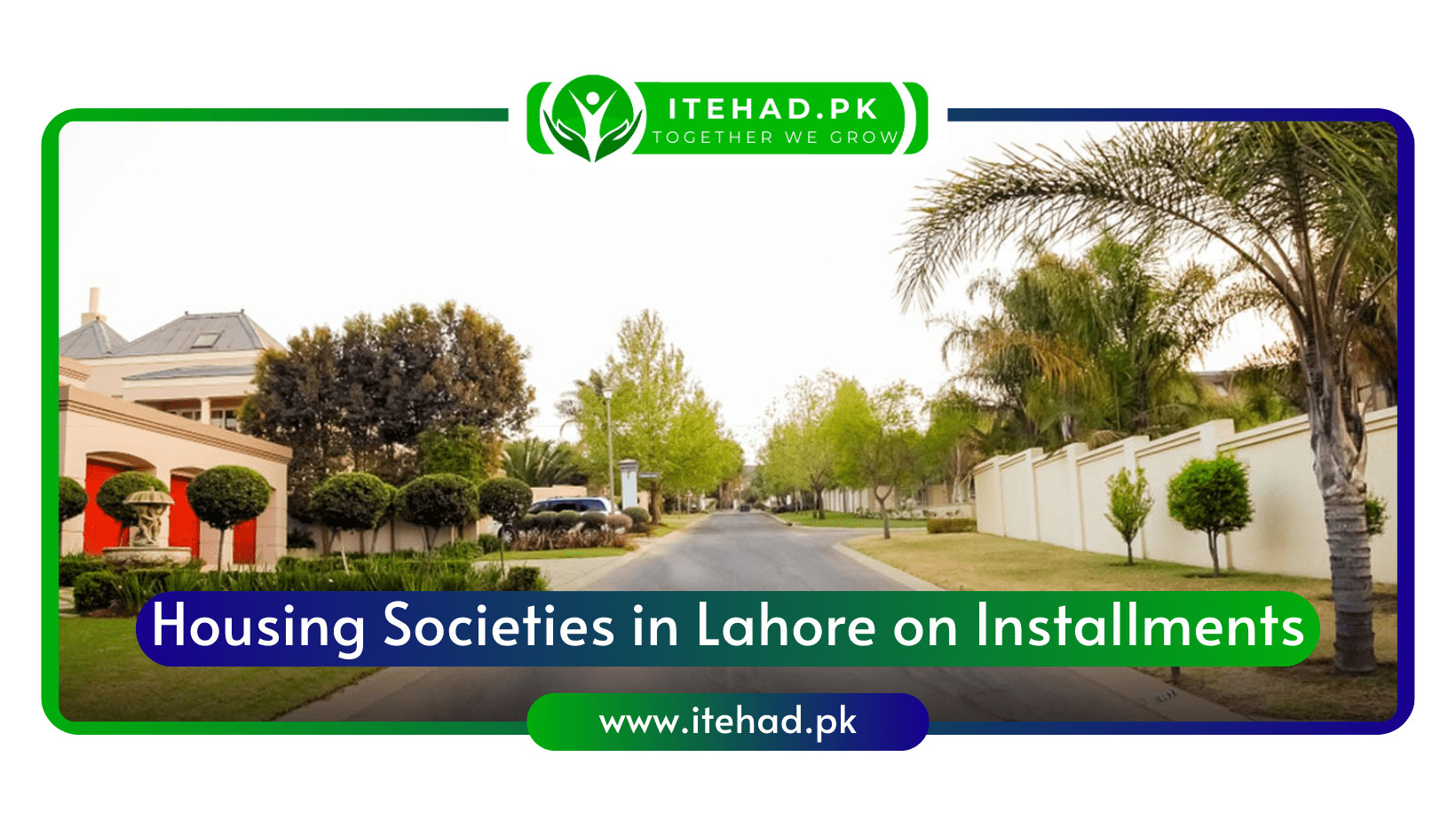 housing societies in lahore on installments
