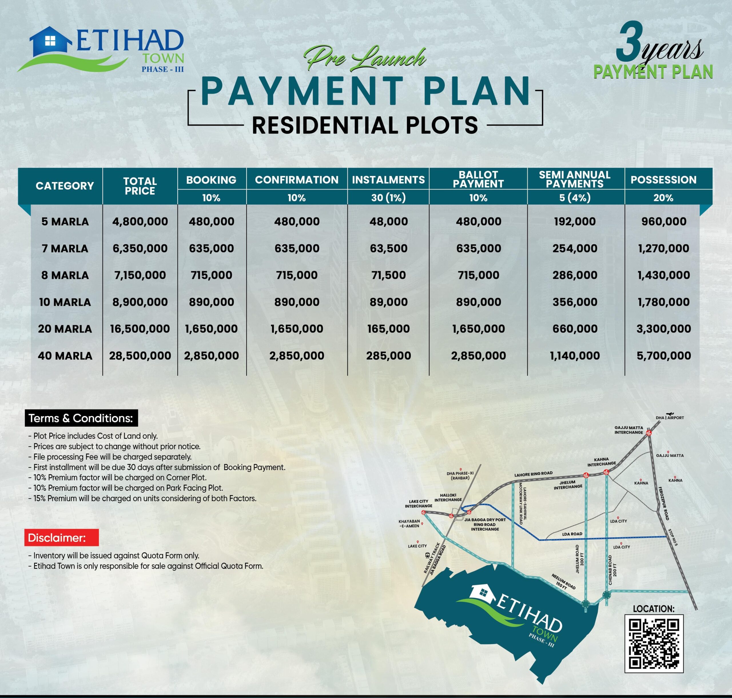 Etihadtownphase3paymentplanprelaunch